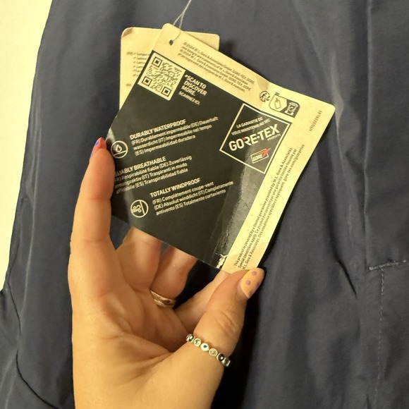 Supreme GORE-TEX Cargo Pants Navy Blue Men's Size 36 Nylon Waterproof NEW - Picture 6 of 10